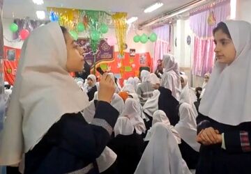 جشن نیمه شعبان در مدرسه سیدمیرزایی 