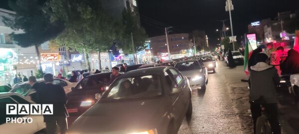  شکوه و اقتدار رژه خودرویی در حسینیه فضل 
