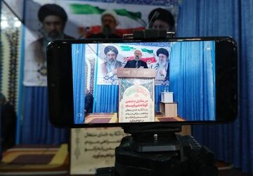 شکوه حضور در نماز جمعه شهرستان بن