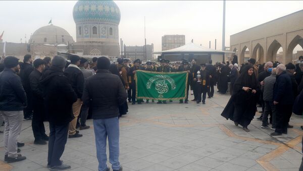 تشییع پیکر دو شهید مدافع وطن در قم 