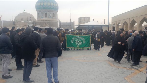 تشییع پیکر دو شهید مدافع وطن در قم 