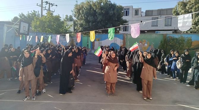 مراسم نخستین روز بازگشایی مدارس و گرامیداشت هفته دفاع مقدس در نورآباد