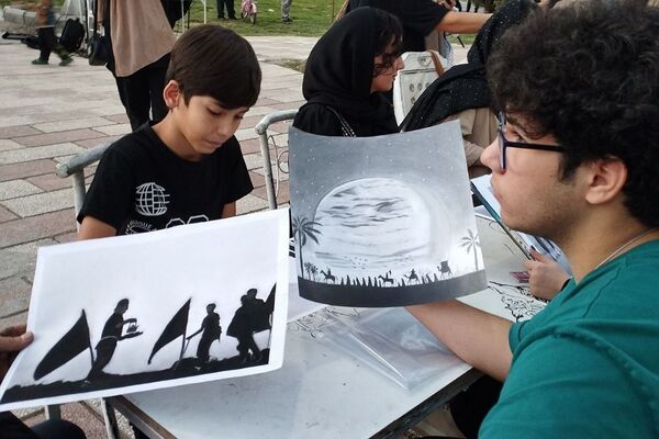 برگزاری نمایشگاه نقاشی در ناحیه دو بهارستان ‌