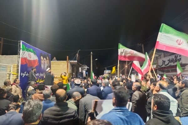 راهپیمایی باشکوه مردم شهید پرور انوج