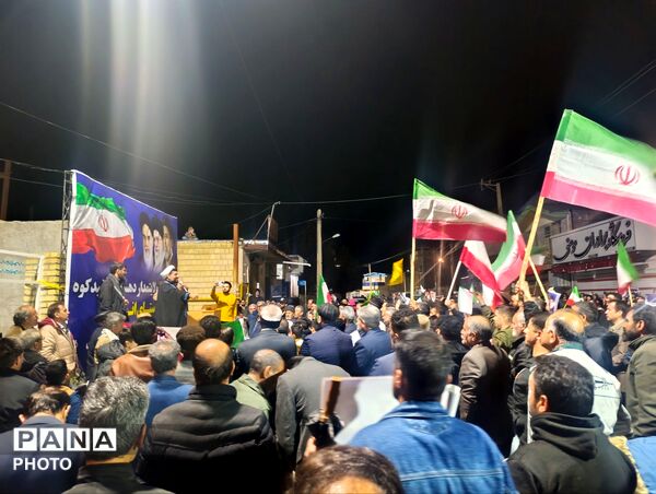 راهپیمایی باشکوه مردم شهید پرور انوج