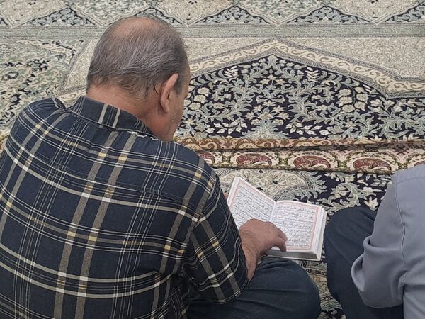 مراسم شب اربعین در مسجد الهادی نیشابور
