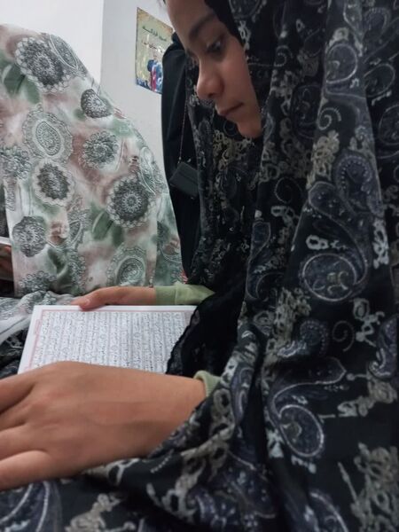 حس و حال معنوی دانش‌آموزان ابرکوهی در اعتکاف