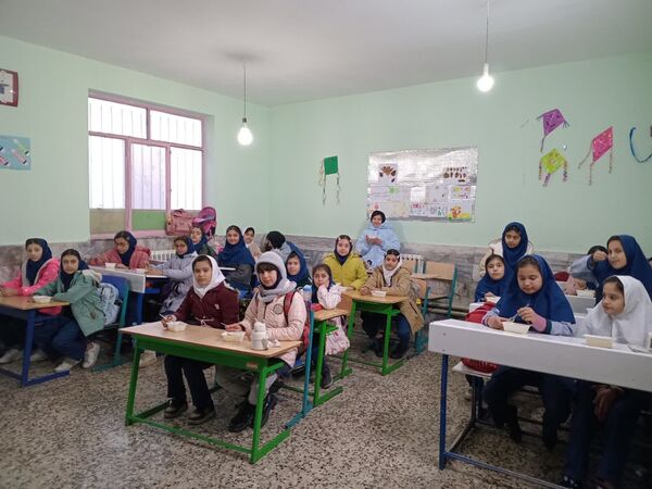 مراسم عزاداری ایام فاطمیه در مدرسه شهید خاقانی شیروان