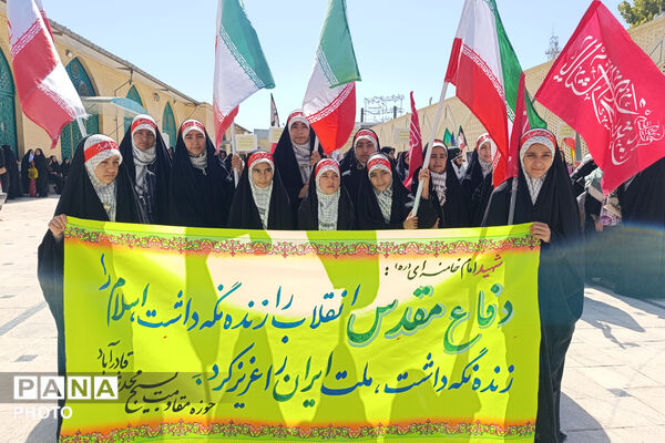 رزمایش جان‌فدایان در قادرآباد