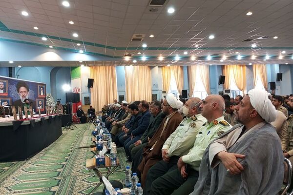 مراسم بزرگداشت شهادت آیت‌الله رئیسی و همراهانش در شهرستان رباط‌کریم 