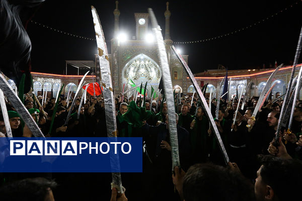 «مشق شمشیر» عزاداری سنتی نجفی‌های مقیم قم