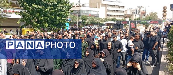 تشییع باشکوه پیکر بسیجی شهید در حمله رژیم صهیونیستی؛ مردم با فریاد مرگ بر اسرائیل وداع کردند