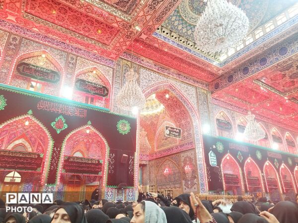 عاشقان حرم اباعبدالله الحسن در روز اربعین عراق 