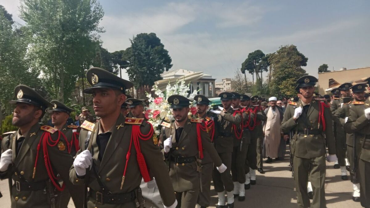 مراسم تشییع پیکر امیر «چگینی» برگزار شد