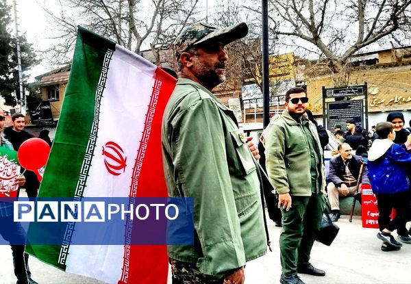 راهپیمایی یوم الله۲۲بهمن در شهرستان نیشابور 