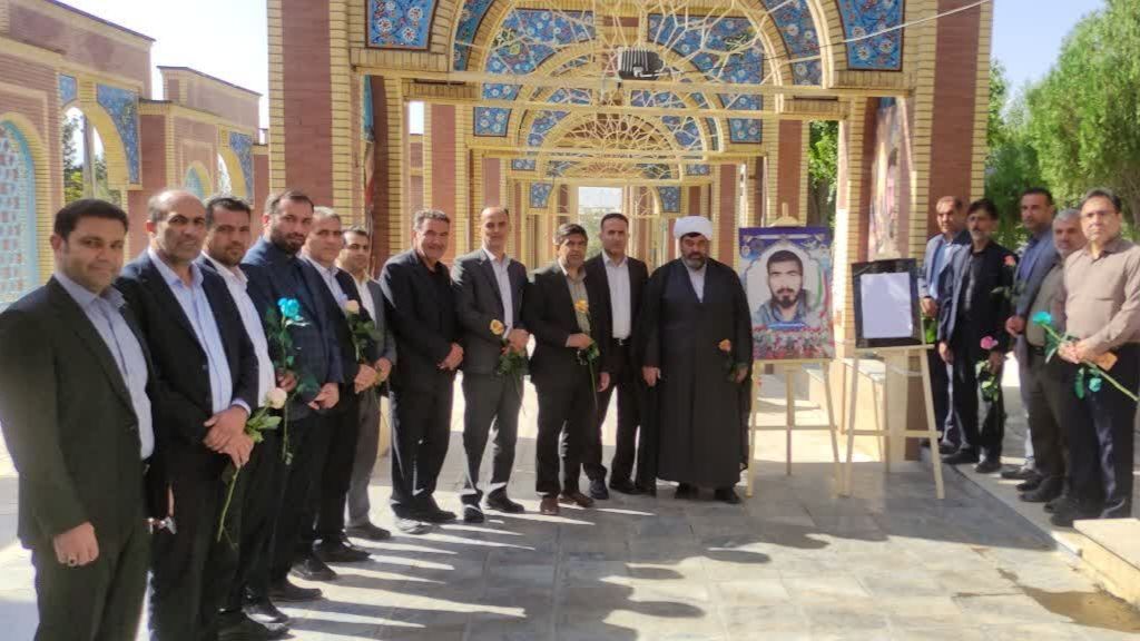 مسئولان جهاد کشاورزی باشهدا تجدید میثاق کردند