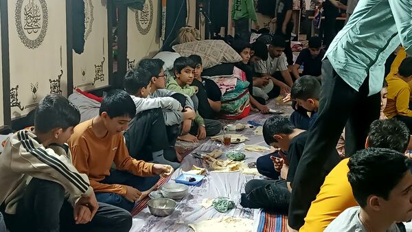 افطاری دومین روز اعتکاف دانش آموزی «سه روز در بهشت»