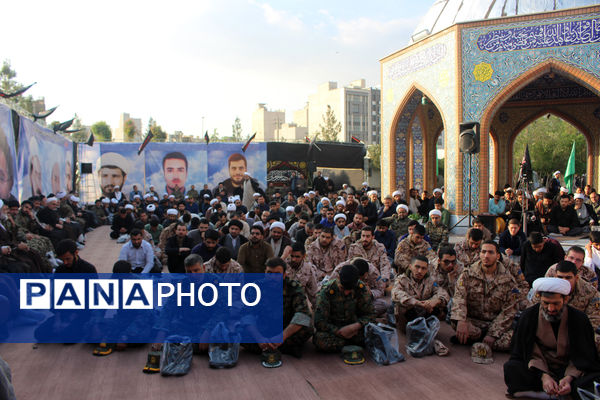 عزاداری سالروز شهادت امام جعفر صادق(ع) در تیپ 83 روحانیون رزمی تبلیغی