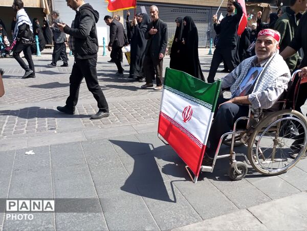 راهپیمایی روز قدس در شهر جهانی یزد