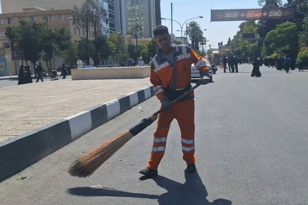 مراسم راهپیمایی جاماندگان اربعین حسینی در شیراز