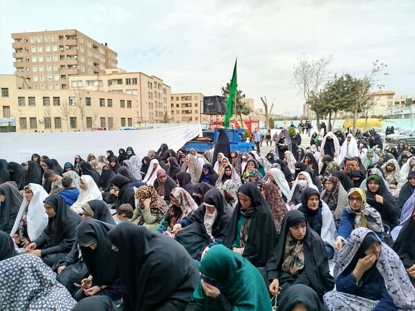 مردم ملارد در حمایت از آرمان‌های فلسطین به خیابان‌ها آمدند 
