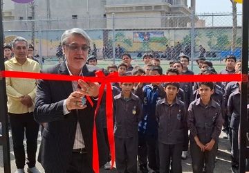 افتتاح آلاچیق در دبستان پانزده خرداد 