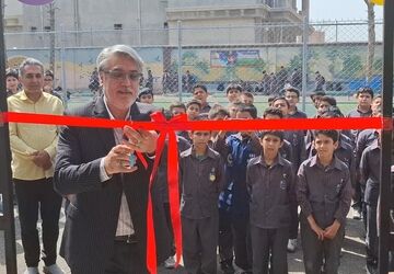افتتاح آلاچیق در دبستان پانزده خرداد 