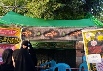 برپایی ایستگاه صلواتی در پیاده‌روی جاماندگان اربعین حسینی 