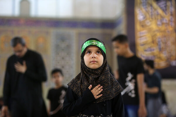 عزاداری شهادت دختر سه ساله امام حسین(ع) در قم