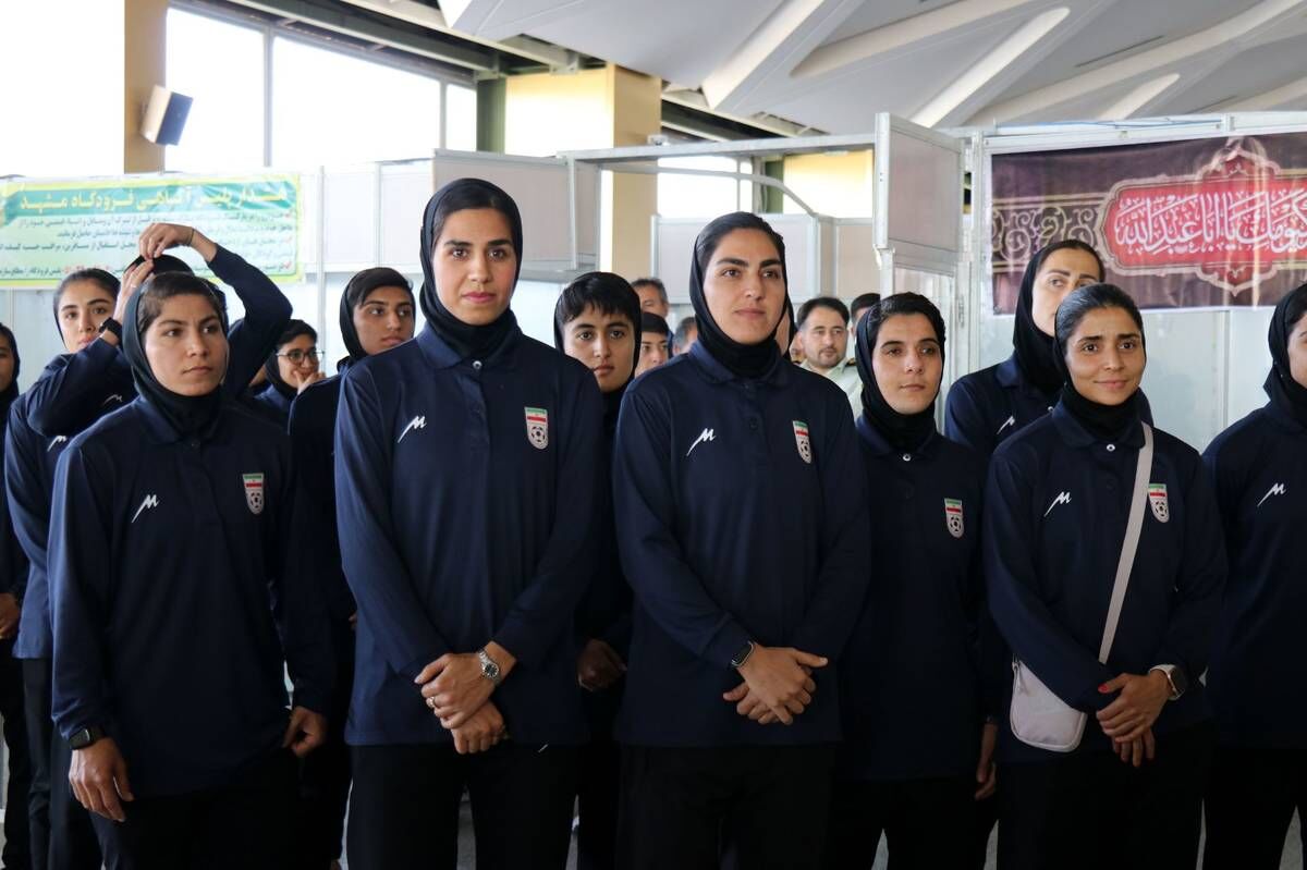 بانوان فوتبالیست ایران توطئه‌های دشمنان را نقش بر آب کردند
