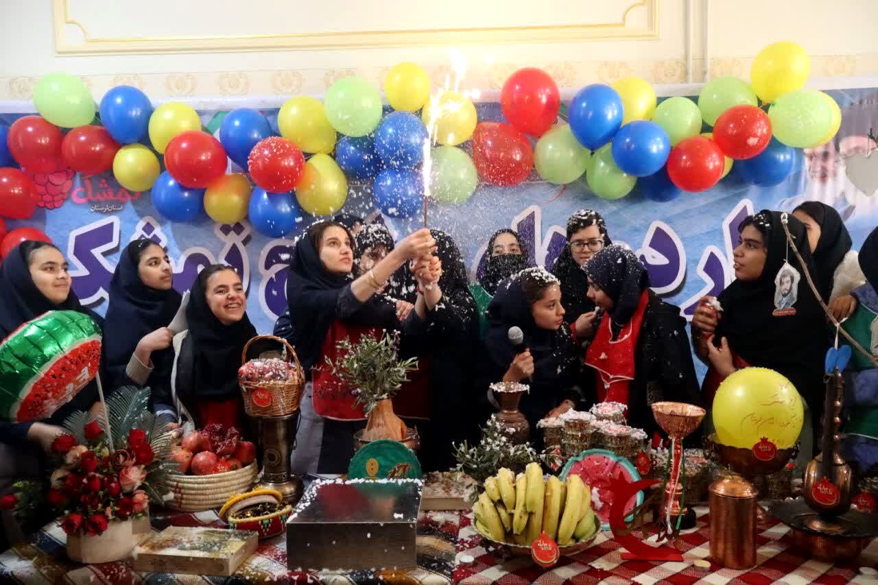 ششمین روز اردوی تمشک؛ جشن یلدا در قلب خرم‌آباد با طعم هیجان و دوستی