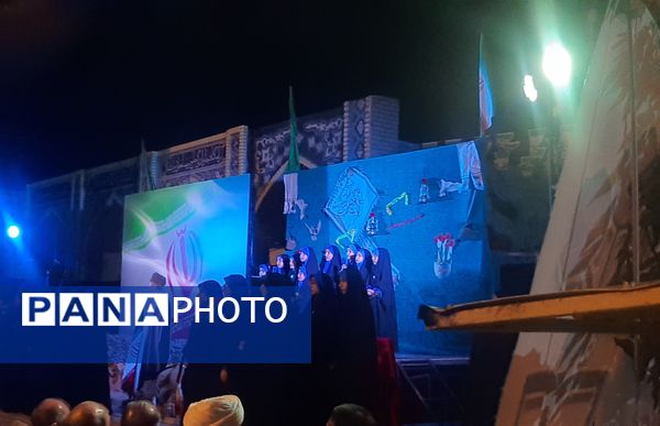 مراسم مهمانی شهدا در گلزار شهدای بهشت فضل نیشابور 