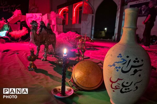 سفره‌ای به نام حضرت رقیه(س)؛ جلوه‌ای از عشق و ارادت در آباده