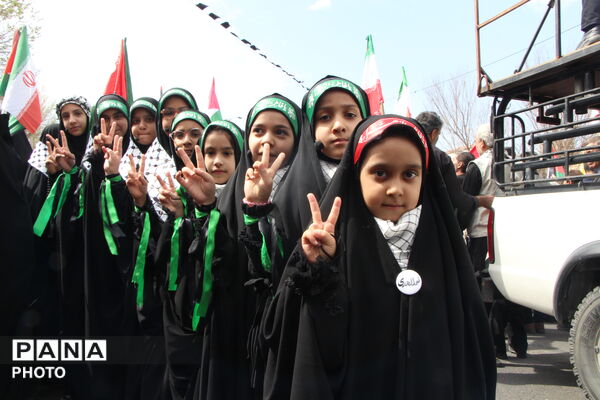 قاب هایی از حماسه آفرینی یزدی ها در روز قدس