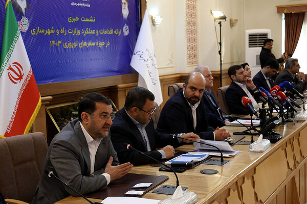 نشست خبری ارائه اقدامات و عملکرد وزارت راه و شهرسازی در حوزه سفرهای نوروزی 1403