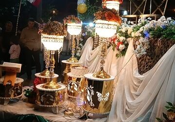 مراسم عقد 2 زوج جوان در تجمعات شبانه مردم پلدختر 