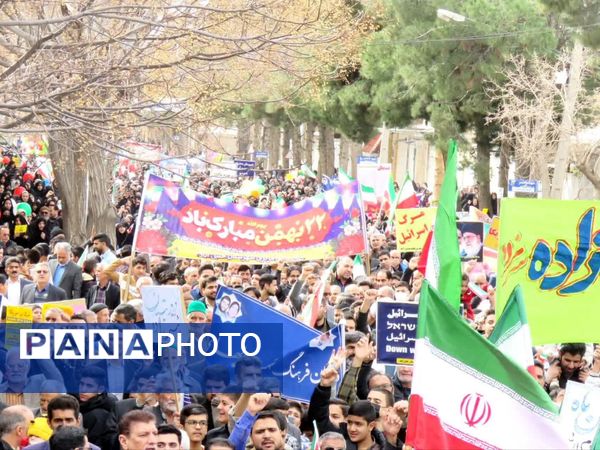 تجلی وحدت و همدلی در خلیل‌آباد؛ برگزاری باشکوه راهپیمایی ۲۲ بهمن