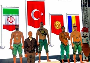 نایب قهرمانی ‌غرورآفرین ایران در کشتی پهلوانی ‌ترکیه