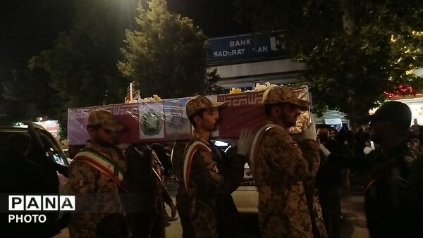 تشییع شهید رحمان جعفری در نیشابور