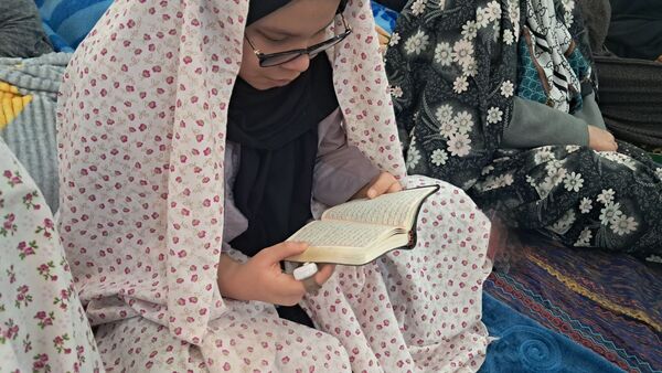 اعتکاف دخترانه در مسجد امام حسن مجتبی(ع) قم