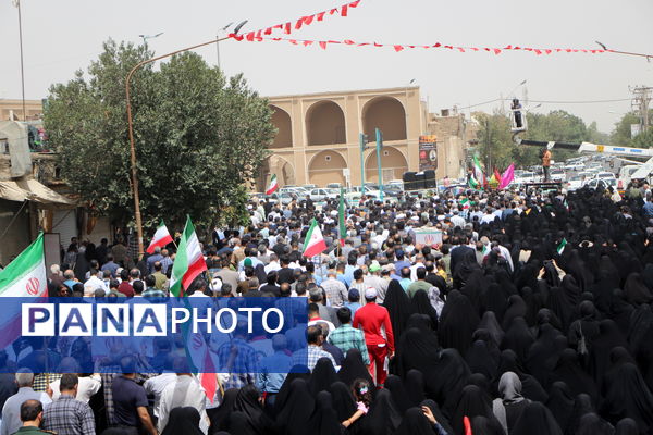 تشییع شهدای حمله رژیم صهیونیستی در یزد