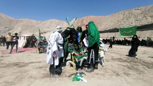 مراسم روز اربعین حسینی و تعزیه‌خوانی در شهر بار 