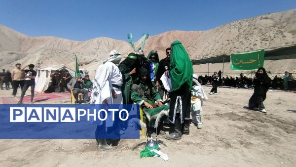 مراسم روز اربعین حسینی و تعزیه‌خوانی در شهر بار 