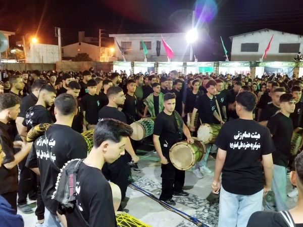 شام غریبان حسینی در گلوگاه 