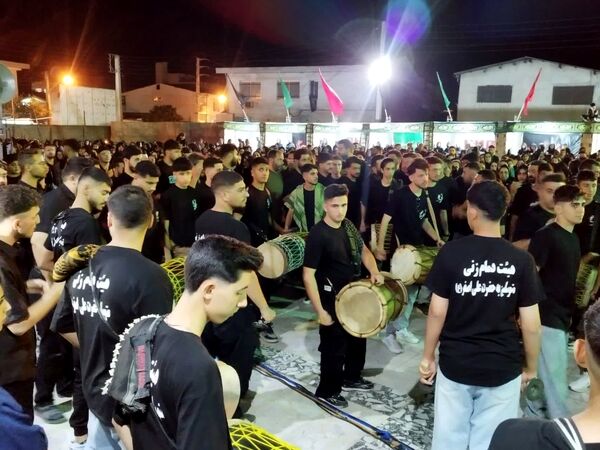 شام غریبان حسینی در گلوگاه 
