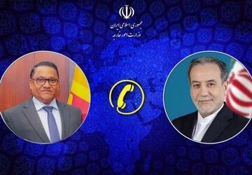 گفت‌وگوی تلفنی وزرای امور خارجه جمهوری اسلامی ایران و سریلانکا