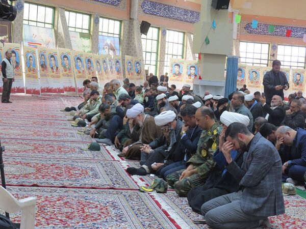 آیین یادبود شهیدان خدمت در مصلای امام خمینی(ره)  شهرستان بجنورد