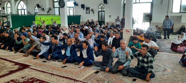 مراسم سوگواری شهادت دبیرکل حزب الله لبنان در مسجد النبی کوهنانی