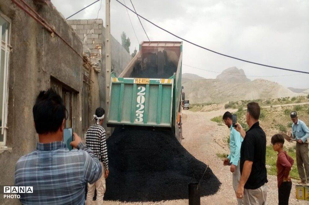 آسفالت کوچه‌های فرعی خیابان‌های شهر بار