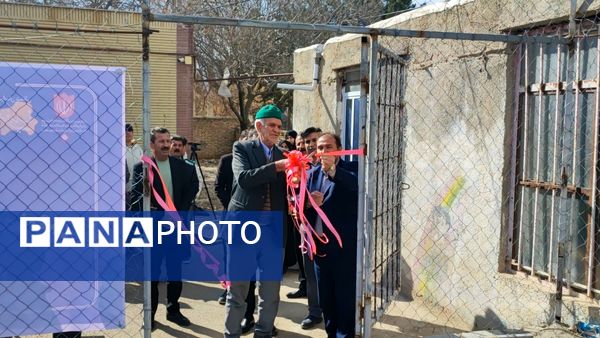 افتتاح چمن مصنوعی روستای قره مصلی